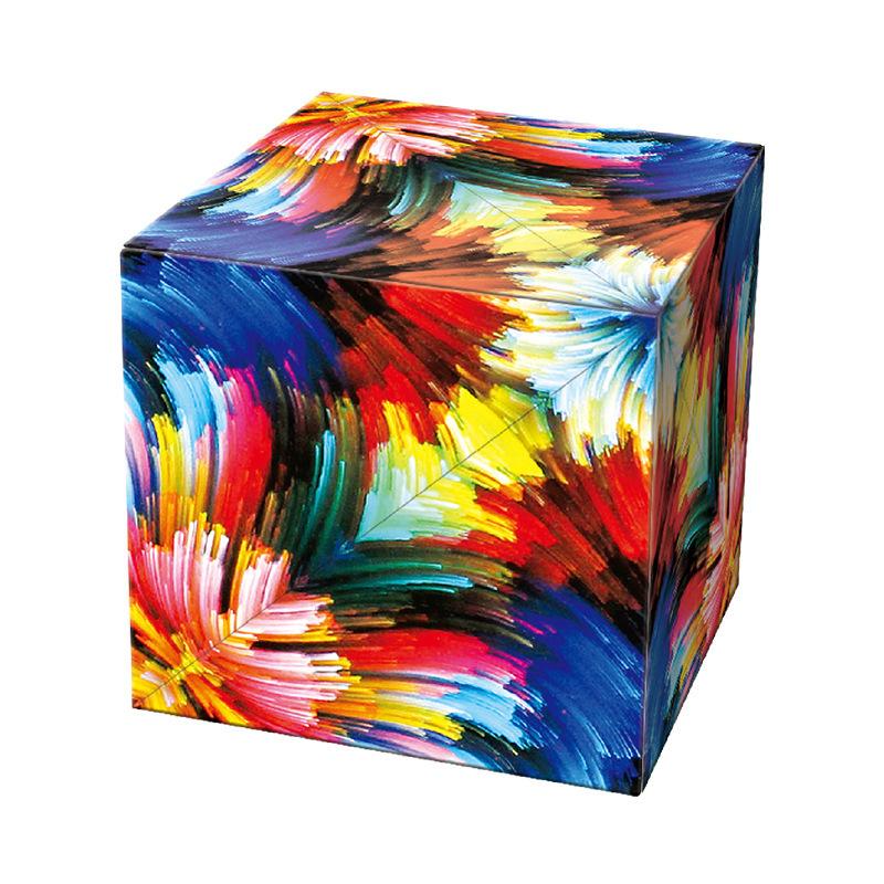 New! Magnetic Rubiks Cube Funny Variety Changeable 3d Geometric Magic Cube Decompression Puzzle Toys For