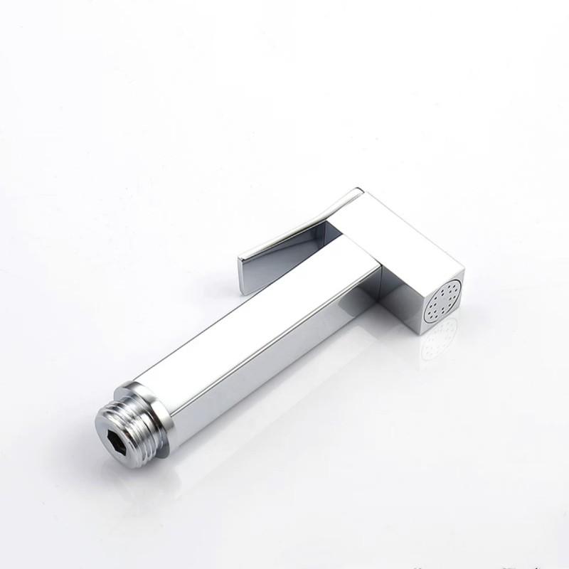 Brass Bidet Faucet Gold/Gun Grey Handheld Toilet Bidet Sprayer Hygienic Set Shower Toilet Single Cold Water Tap Self Cleaning