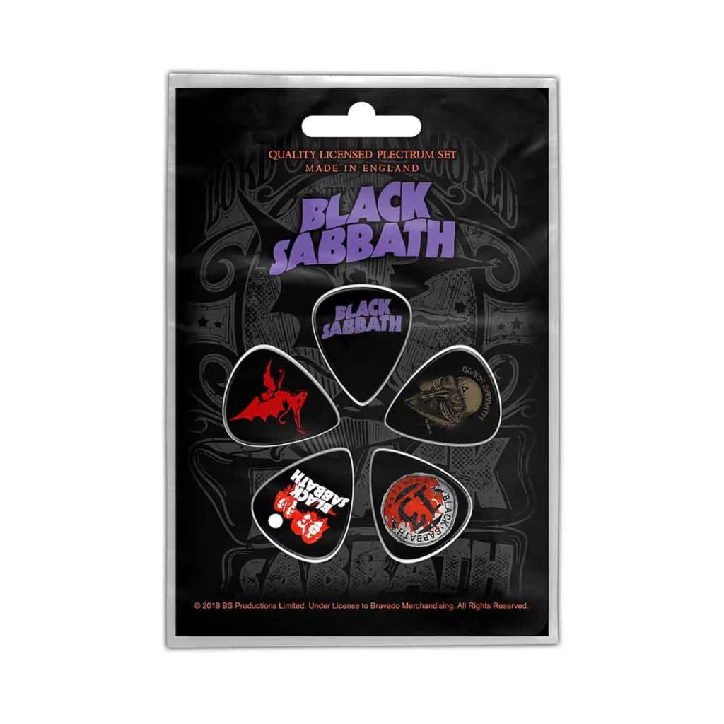 Black Sabbath Guitar Pick Set Plectrum Pack