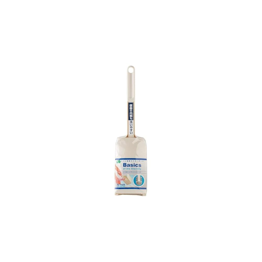 Ohe Toilet Brush, 40cm (W) x 97cm (D) x 11cm (H), White, Refle 3 Toilet Brush, with Case, Set of 2