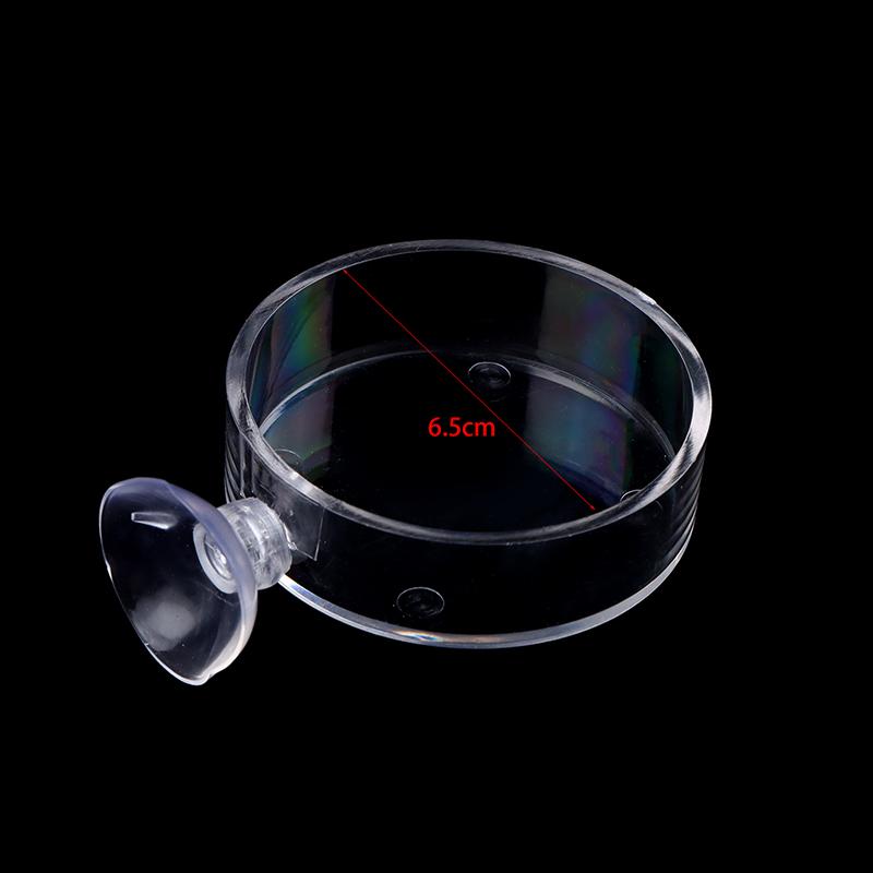 1Pc Fish Tank Acrylic Feeding Tube Transparent Aquarium Feeder Tube Dish Shrimp Snail Shrimp Food Feeding Accessories