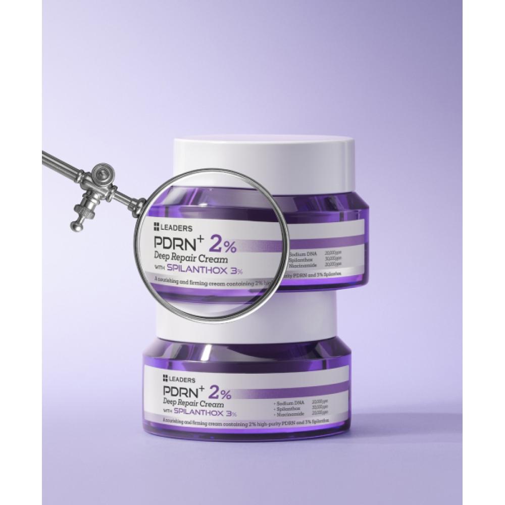 Leaders Cosmetics Pdrn+ 2  Deep Repair Cream 50g  1pc