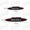 Metallo Per John Cooper Works Mini Cooper S JCW R56 R57 Countryman Clubman Paceman Adesivo Griglia Emblema Badge Carrozzeria Posteriore Bagagliaio Auto