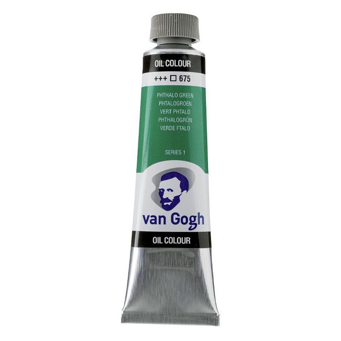 Peinture à l'huile - Van Gogh - S1 PHTHALO GREEN - 40ml - Couleur verte - Niveau avancé