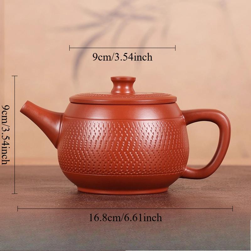 360ml Yunnan Purple Pottery Teapot Hanwa Fengming Pot Household Chinese Style Large Capacity Teapot Handmade Tea Set