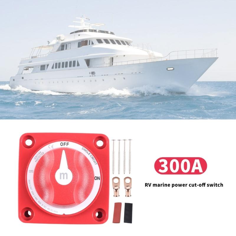 Battery Switches 12-48V Waterproof Battery Power Cut Switches Disconnect Isolator for Car Vehicle Boat