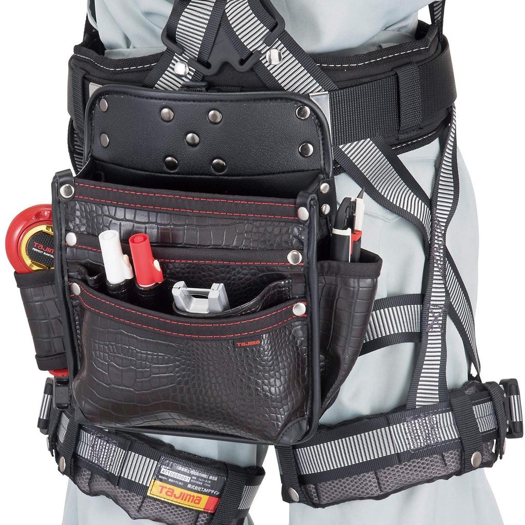 Tajima Safe System Detachable Waist Large Nail Made of and Durable Synthetic Leather Easy to put on and take Attaches to your belt Easily rearranges