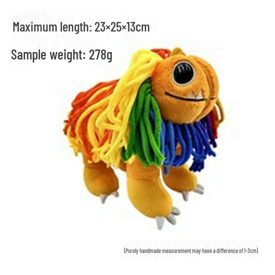 Yarnaby Plush Bobby Colorful Lion Toy