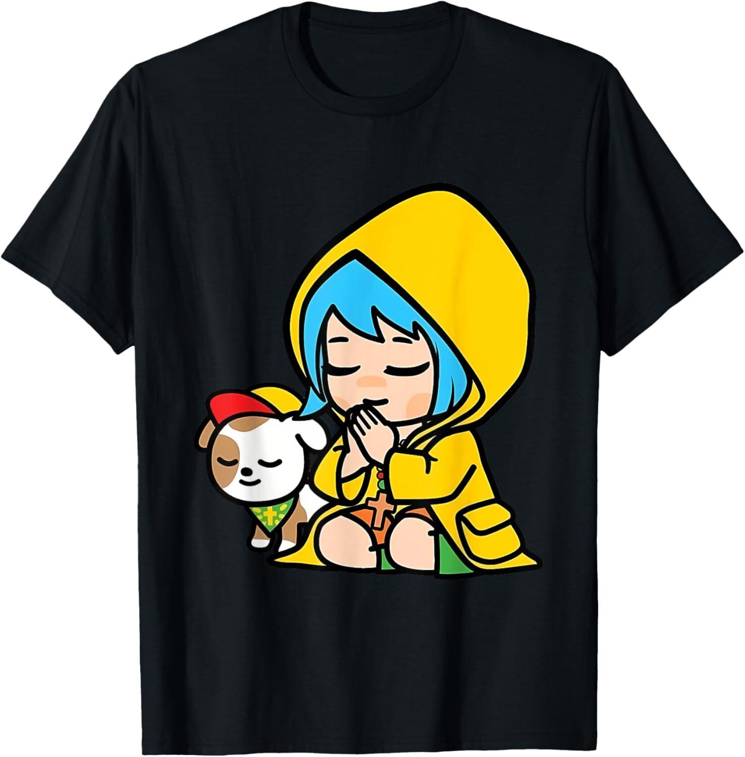 Catholic  Pilgrim  Vatican  Anime  Mascot Unisex T-Shirt XXXL