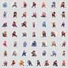 50 Children's Ice Hockey Doodle Stickers Suitcase Water Cup Waterproof Decorative Stickers Creative Children's Sports Stickers