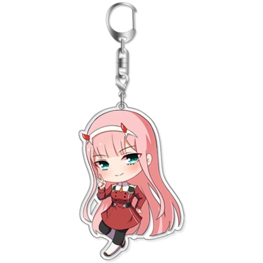 

Брелок Ditf Darling In The Franxx Zero Two 002 Акриловый брелок Премиум качества Подарок для любителей аниме