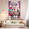 Game Genshin Impact Noelle Hanging Bohemian Tapestry Bohemian Wall Tapestries Mandala Cheap Hippie Wall Hanging