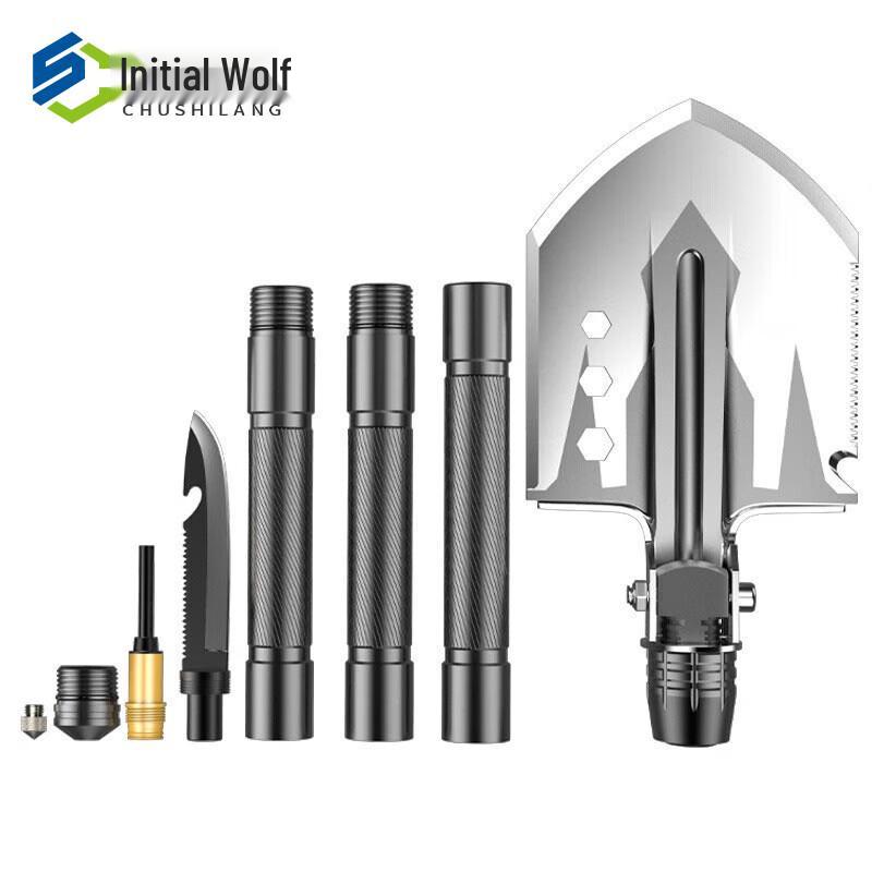 Initial Wolf Multi-function Folding Shovel