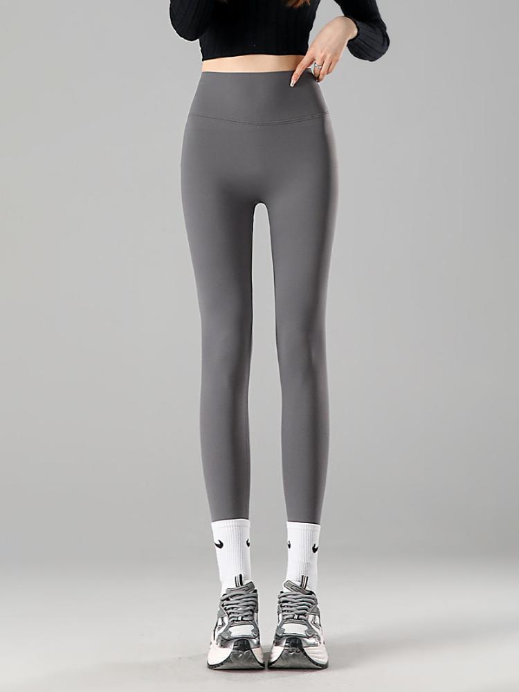 

Снежинка пух плотные брюки акулы леггинсы женские осень зима высокая талия эластичные утягивающие теплые флисовые брюки M серый