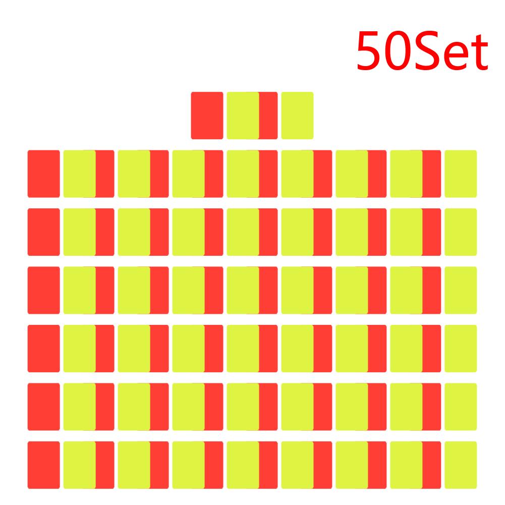 PVC Soccer Referee Red Yellow Cards Football Match Training Referee Tool 8x11cm