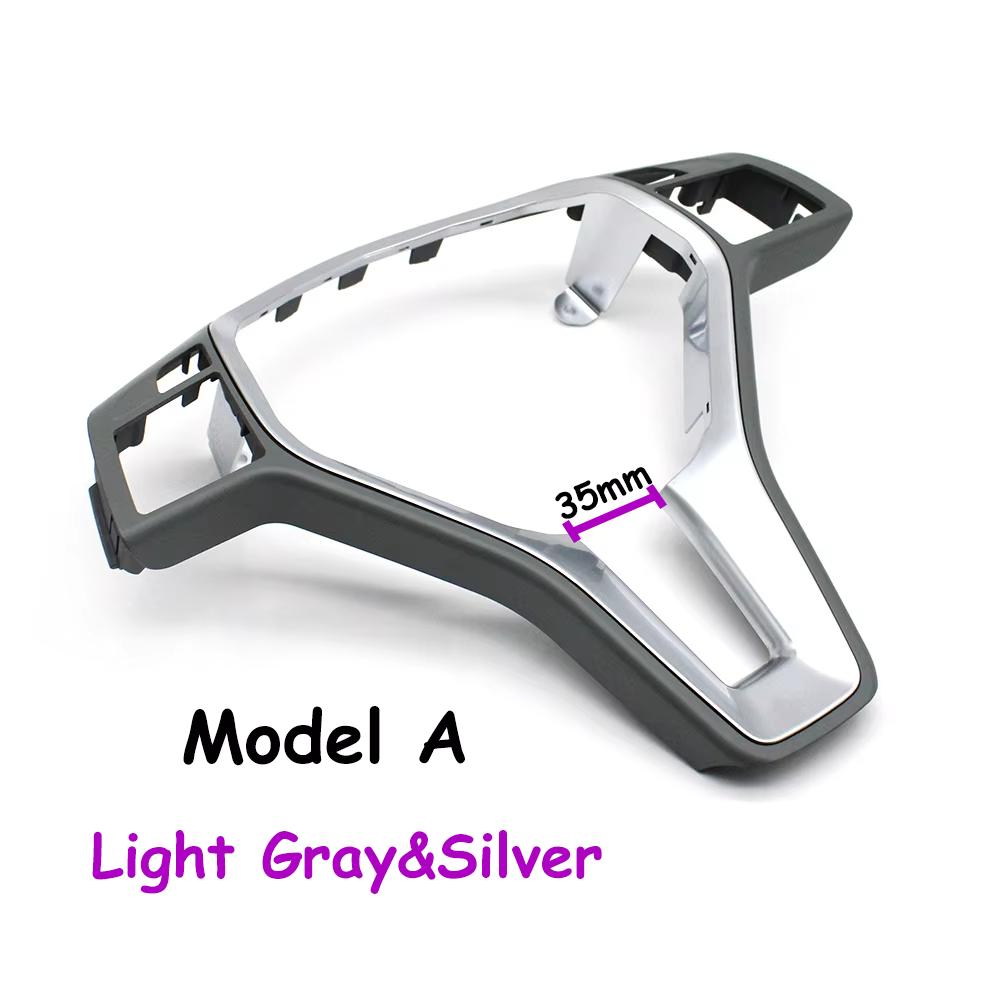 35MM W176 W246 W204 X204 W212 W207 W156 W117 Interiör Bil Ratt Kolfiberöverdrag Panel Trim För Mercedes Benz