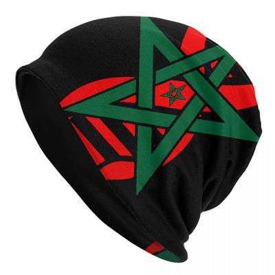 Moroccan Flag Its In My DNA Morocco Caps Casual Autumn Winter Outdoor Skullies Beanies Hats Spring Warm Head Wrap Bonnet Hats
