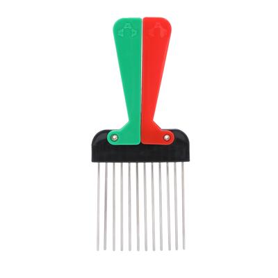 Peine de púas para salón de peluquería portátil, peine para desenredar el cabello, accesorio de herramienta de peinado