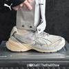 Puma VELOPHASIS Y2K Silver Platform Unisex Sneakers
