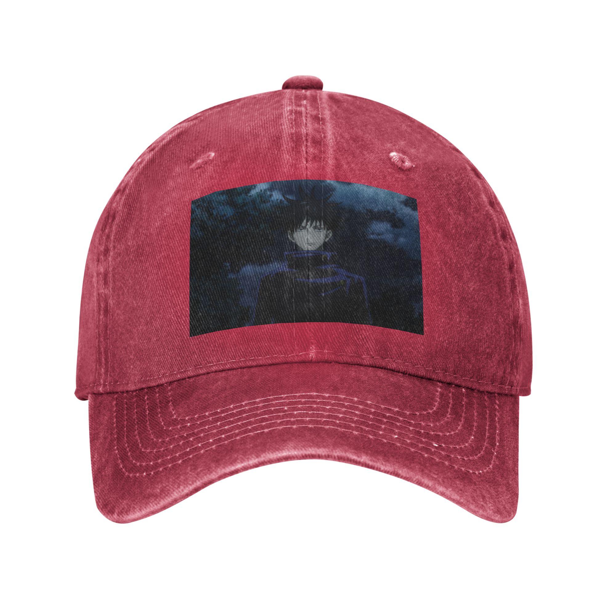 

Megumi Besto Friendo Jujutsu Kaisen Sukuna Anime Denim Cap Casual Baseball Caps Adjustable Hat Summer Unisex Baseball Hats One Size
