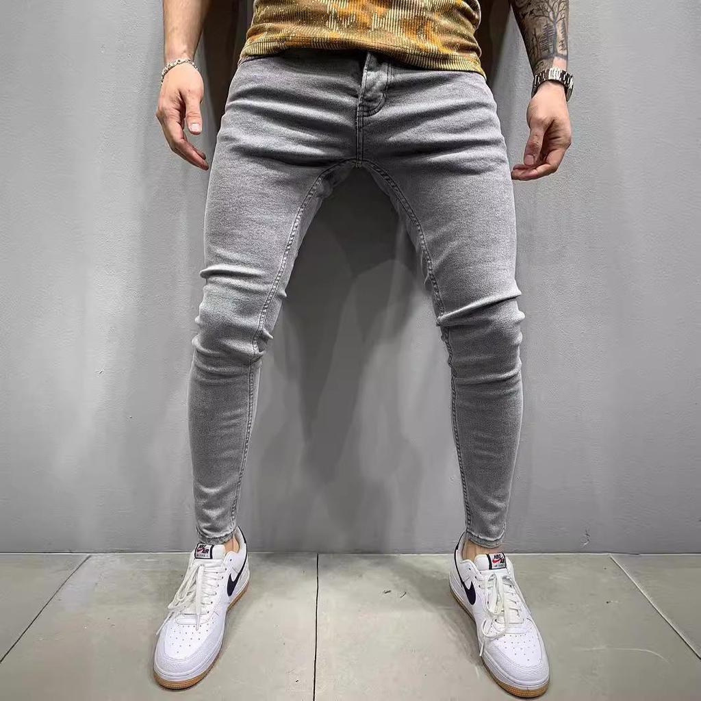 Men's Elastic Skinny Jeans - High-Quality Classic In Four Colors