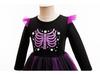 Halloween Girls Witch Princess Mesh Skirt Dress