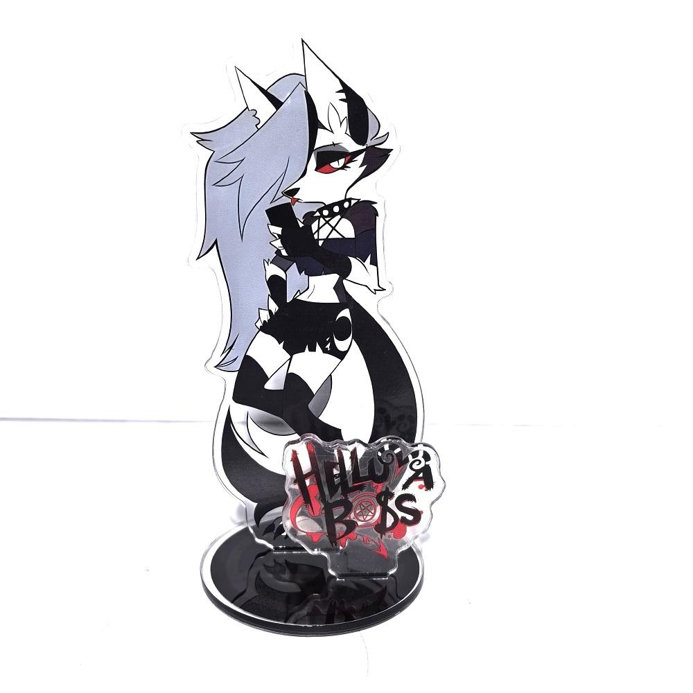 Anime Figure Acrylic Stand Model Plate Alastor Fizzarolli Angel Desk Decor Standing Sign Game Fans Gift Ornaments Stand Model