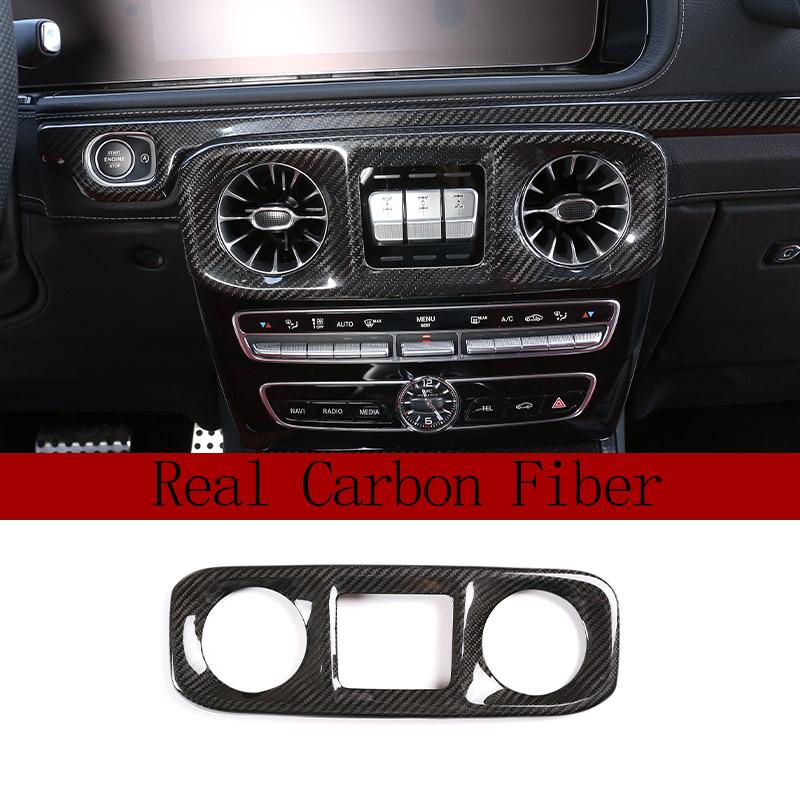 Car Center Console Air Condition Air Vent Outlet Frame Cover Trim Stickers For Mercedes Benz G Class W463 19-22 Car Accessories