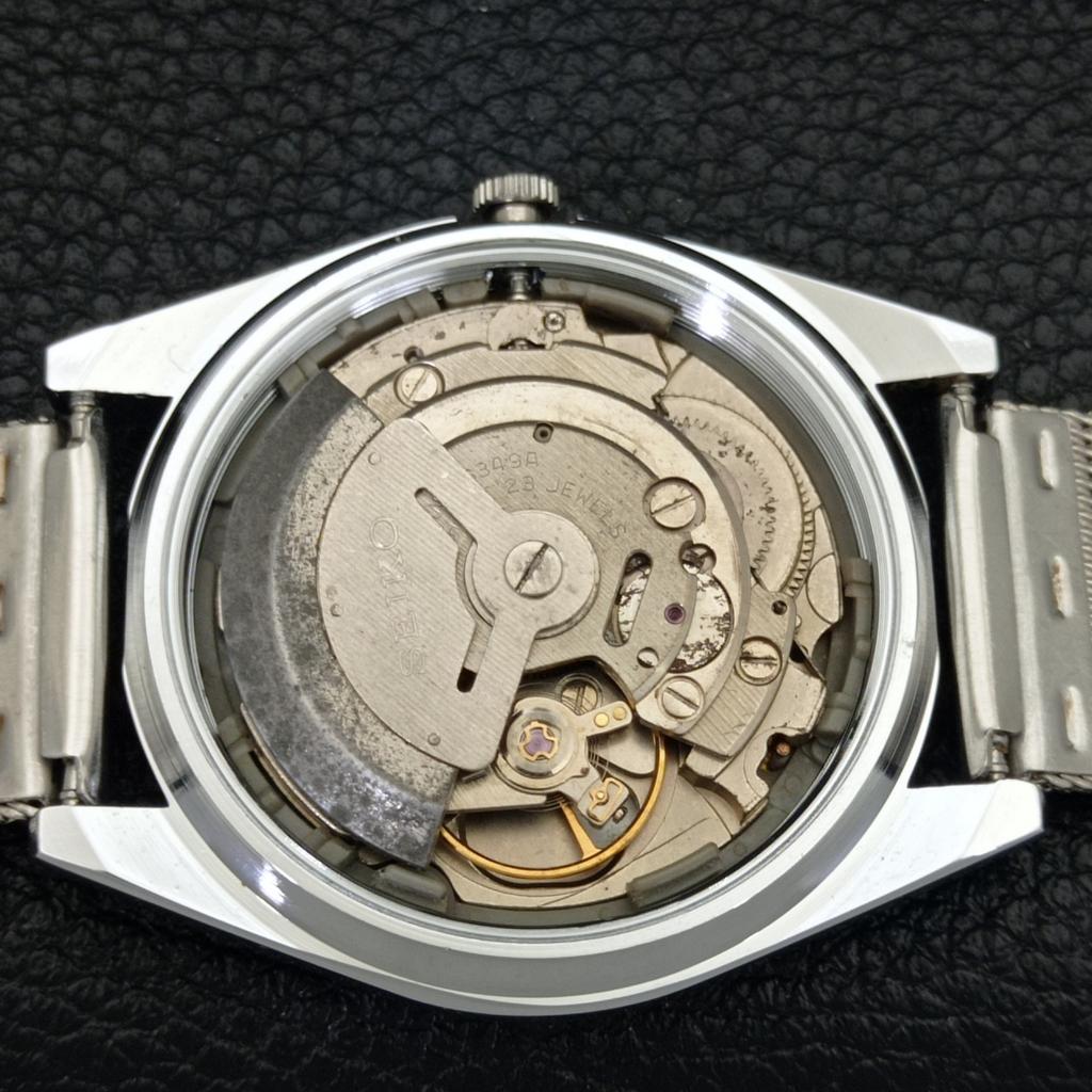 CLASSIC RESTORED SEIKO 5 AUTOMATIC JAPAN MENS WHITE COLOR DIAL WATCH a500160-2 R151a-a500160