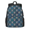 Gotischer Totenkopf Rucksack Hipster Modern Damen Polyester Reise Rucksäcke Atmungsaktiv Lustig Schultaschen Rucksack