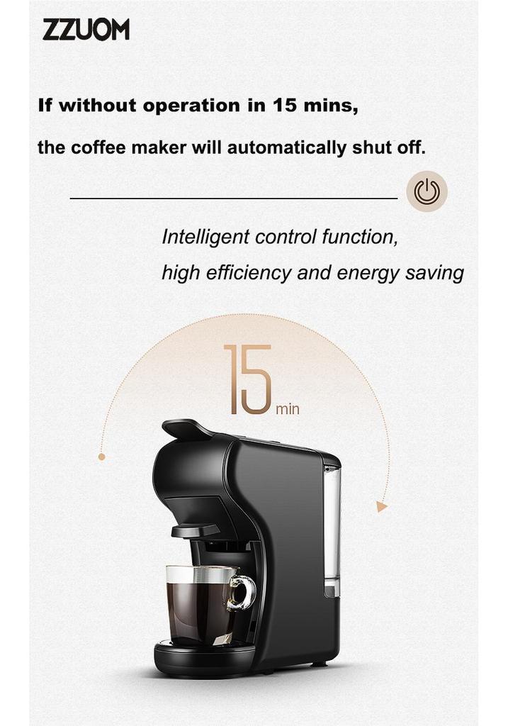 International Source Mini Capsule Coffee Machine - Fully Automatic, Lightweight, Multi-functional for Home and Office Use