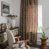 Bohemia Cotton Linen Curtain with Colorful Fringe Geometry Semi-shading Home Decor Thick Kitchen Short Curtain for Living Room