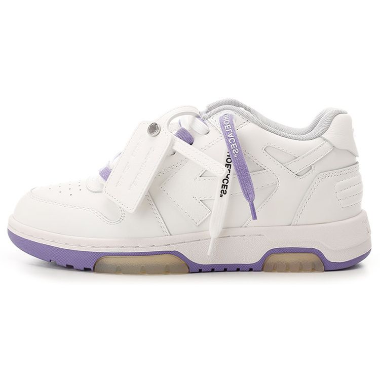 

Off-White Out Of Office White Lilac Purple Women Sneakers OWIA259S23LEA0040137 36