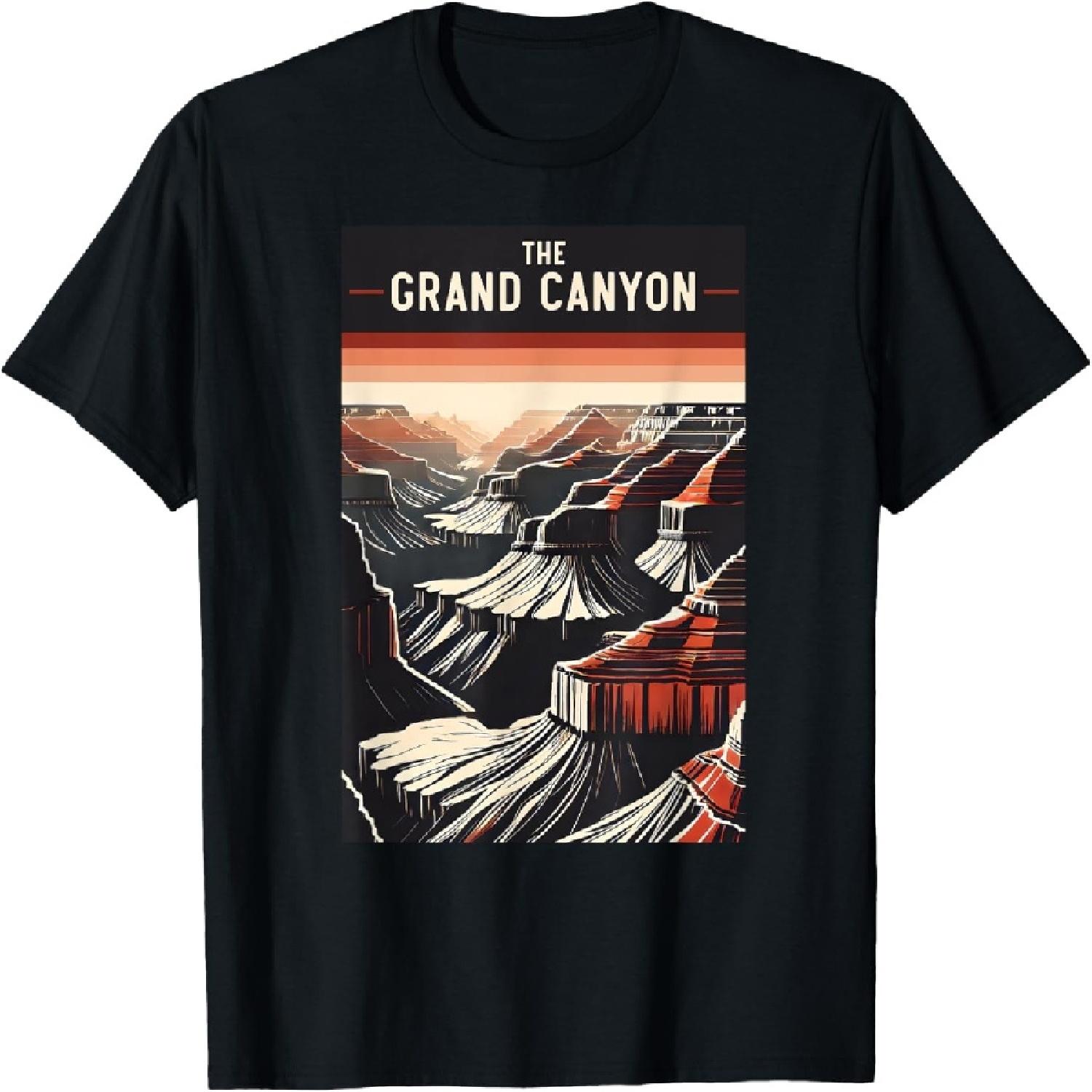 Grand Canyon National Park Grand Canyon Vintage Hiking Retro T-Shirt S