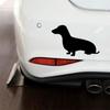Cute Dachshund Dog Vehicle Reflective Motorcycle Car Sticker Decals Decoration