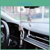 Ciondolo Specchietto Retrovisore Auto Ornamento Cristallo Appeso Stile Semplice Materiale Diamante