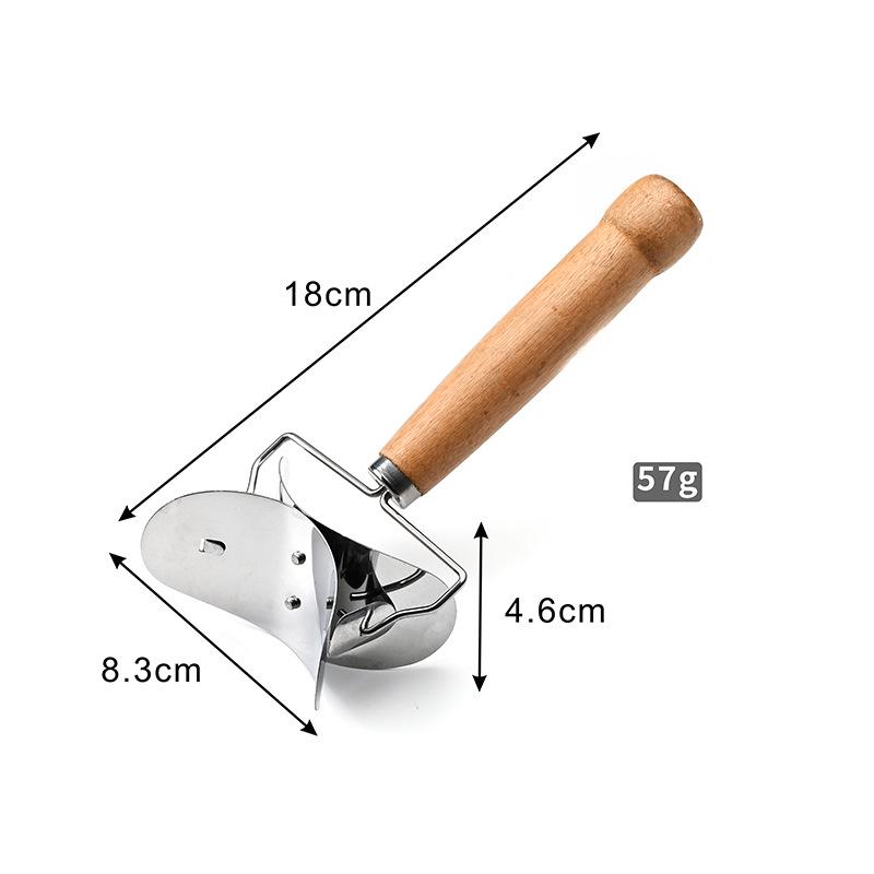 430 Stainless Steel Hand-Push Dumpling Wrapper Maker and Wonton Skin Cutter