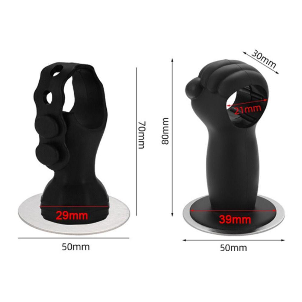 Silicone Silicone Door Stop Suction Cup Silence Protection Door Handle Cover Anti-Damage Protective Pad Silent Protection Pad
