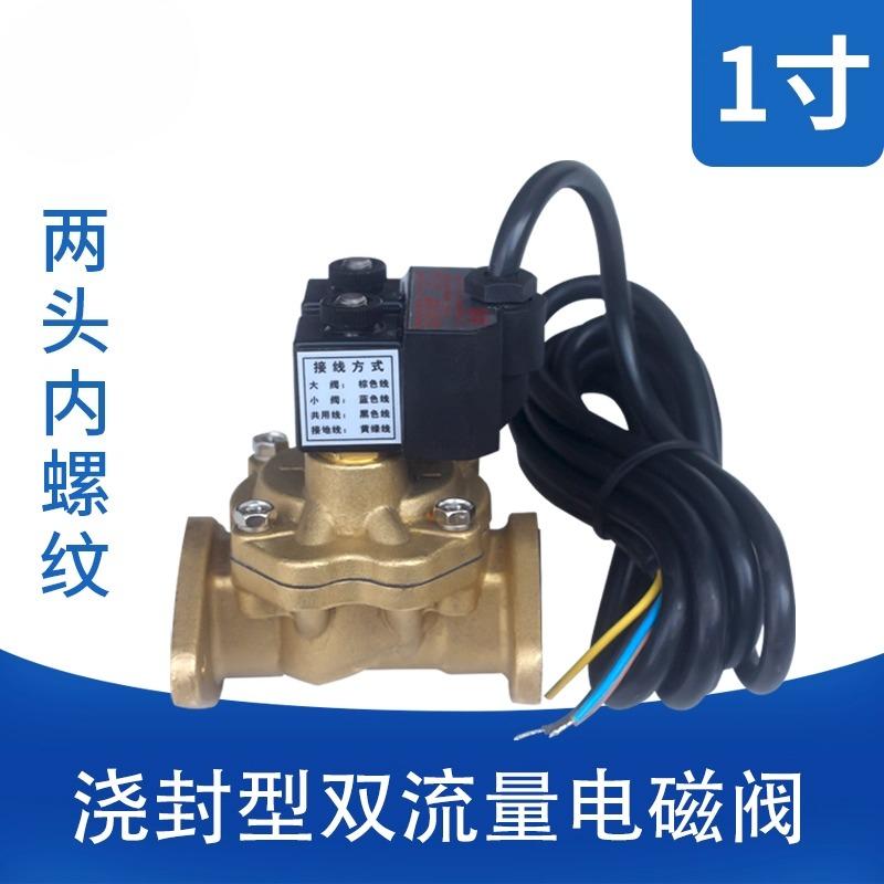 Explosion-Proof Double-Flow Solenoid Valve,Precision Metering Fuel Dispenser Control Valve for Industrial Liquid Measurement