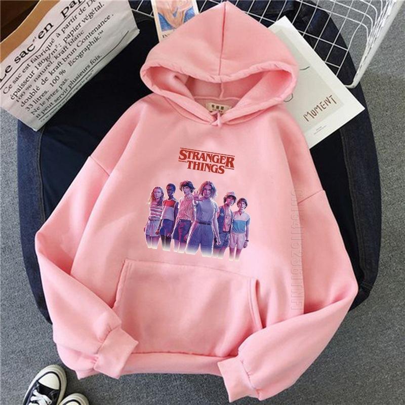 Stranger Things Printed Spring and Autumn Men's and Women's Long sleeved Hoodie 6624