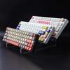 Hyekit 3-Tier Mechanical Keyboard Display Stand - Transparent Super Thick Acrylic Frame Holder - Gaming Keyboard Plate Holder