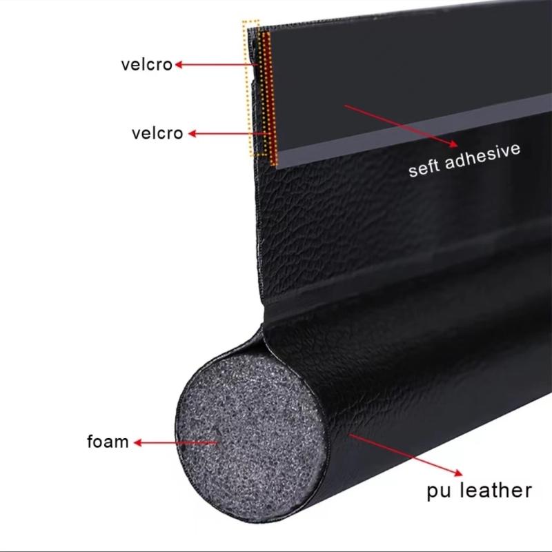 A Sealing Strip Door Seam Door Bottom Sealing Strip Sound Insulation Wind Strip Foam Tape Bedroom Door Gap Waterproof Handwork
