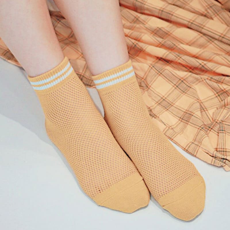 RNOT Sailor Daily Two Line Mesh Socks (6 Colors)