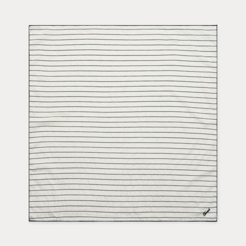 TARVERT Stripe Scarf (Ivory)