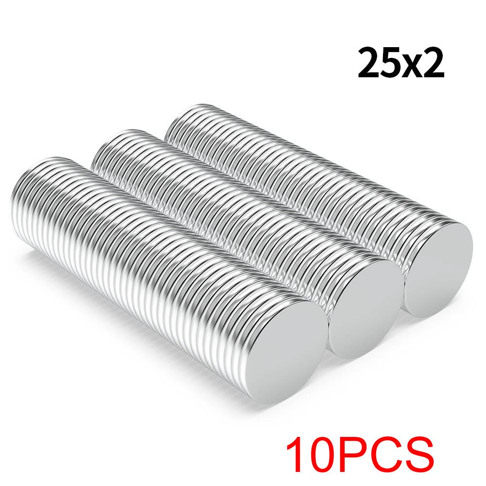 Super Strong Neodymium Magnet N35 NdfeB Permanent Magnetic imanes Round Powerful Magnets Refrigerator 20x2 20x3 20x5 25x2 25x3mm