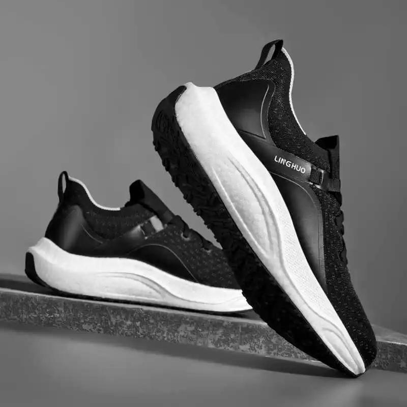 Fashion Lace Up Flat Sole Teenager Sneakers Slippers Flip Flops Shower Shoes Sport Sandals Women Industrial Sewing Temis Deadlift