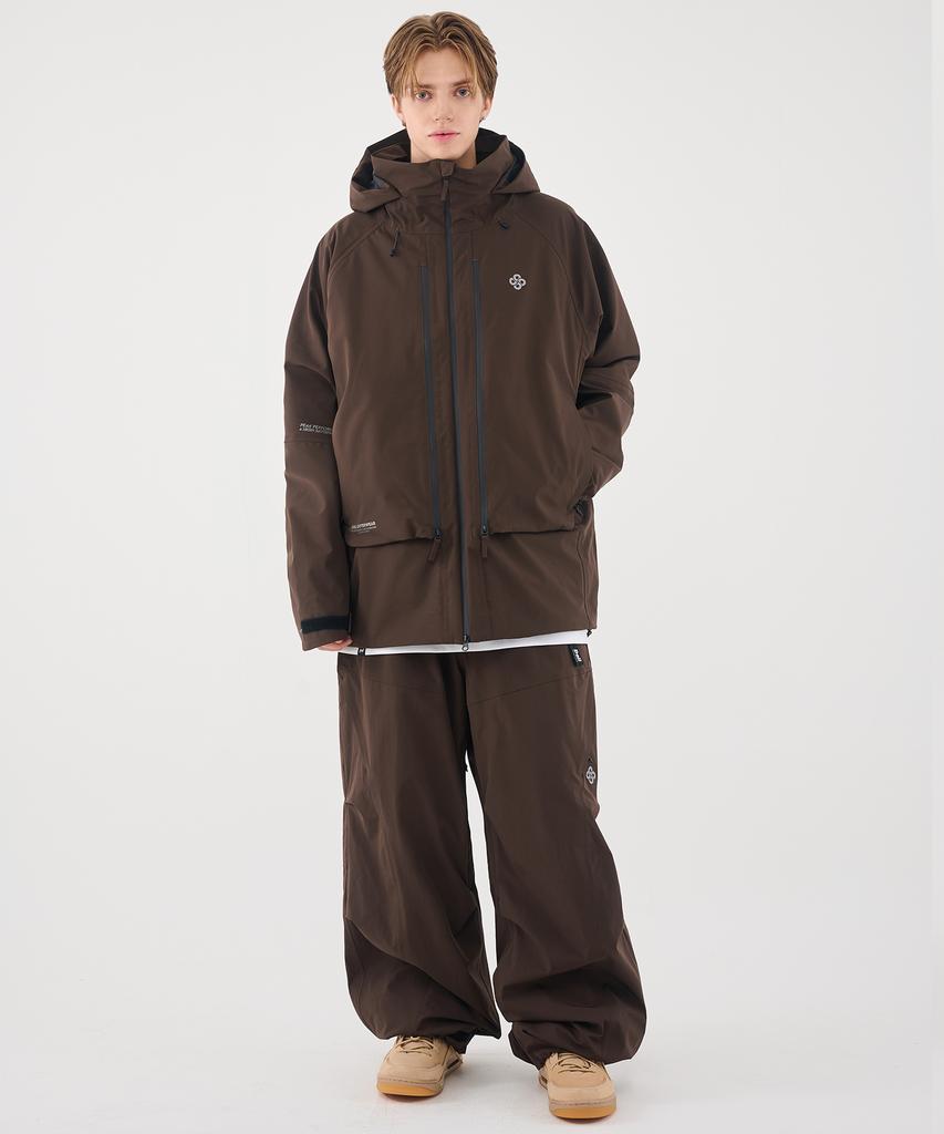 Dolauteoweeo 2526 Brick Pants Dark Choco Unisex