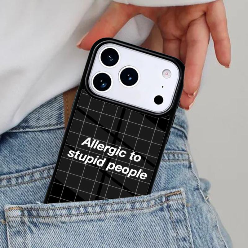 People are Stupid Phone Case for iPhone 17ProMax 12 13 14 15 16e 17 Pro Max Plus Air Cover
