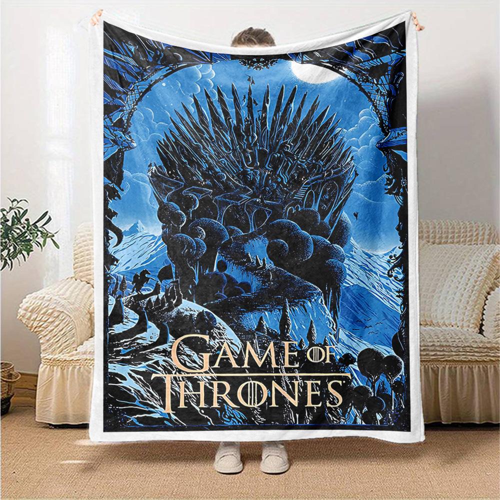 1pc Game of Thrones Blanket Lightweight Flannel Throw for Sofa Bed Travel Camping Livingroom Office Couch Chair 1136KK