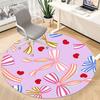 1pc Bows Hearts Chair Carpet for Office, Perfect for Office, Holiday Party Decoration Choice yy260314044